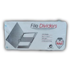 Carton ( 100 in pack ) color index divider