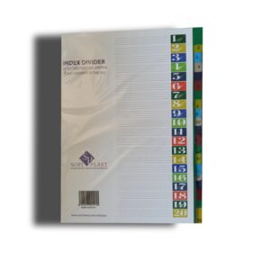 Index divider plastic(1 : 20 )number/color