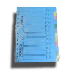 Carton ( 1 : 12 ) color index divider
